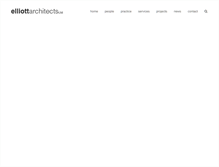 Tablet Screenshot of elliottarchitects.co.uk
